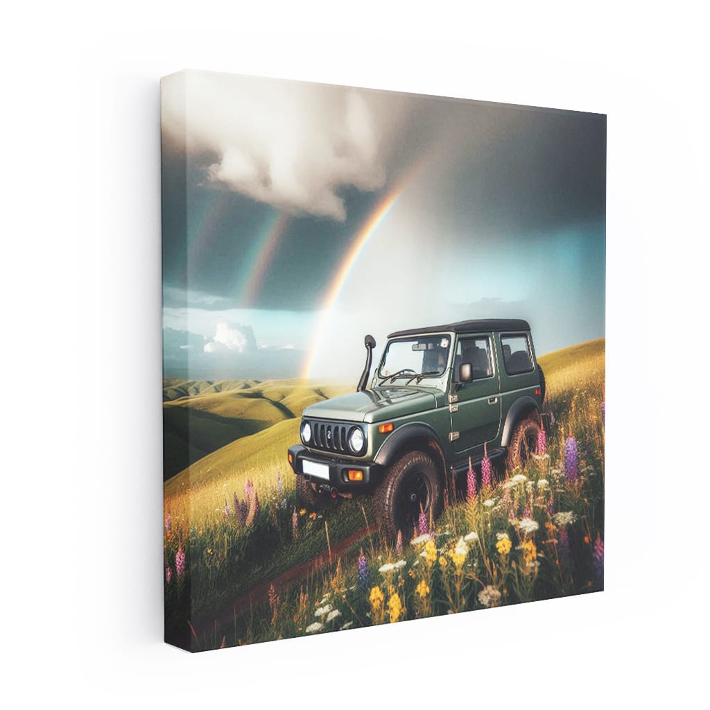 Suzuki Jimny Cloudy Weath Wall Art