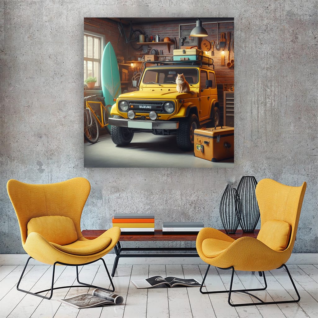 Suzuki Jimny Garage Wall Art