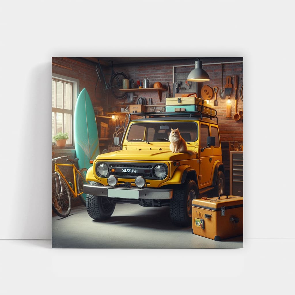 Suzuki Jimny Garage Wall Art