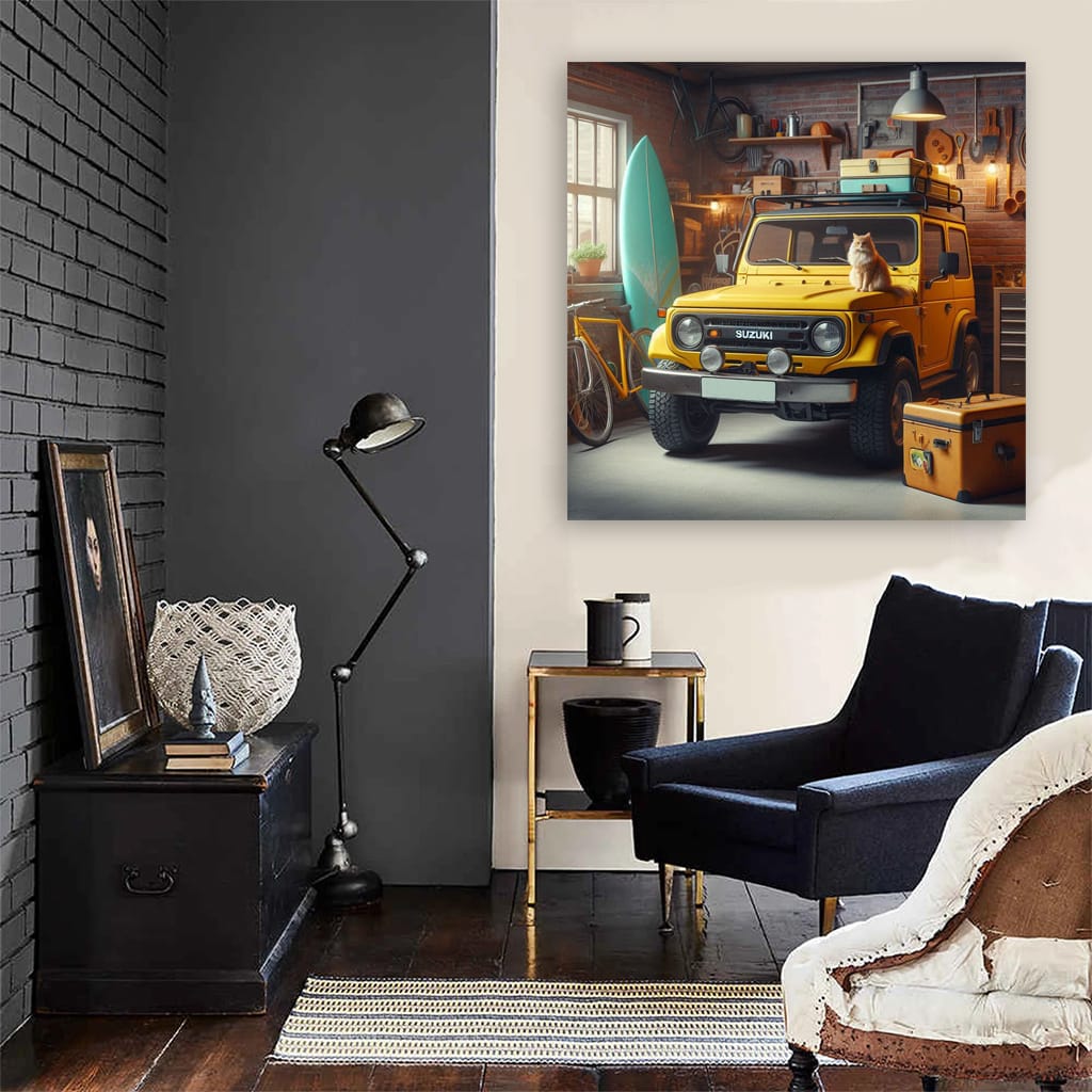 Suzuki Jimny Garage Wall Art