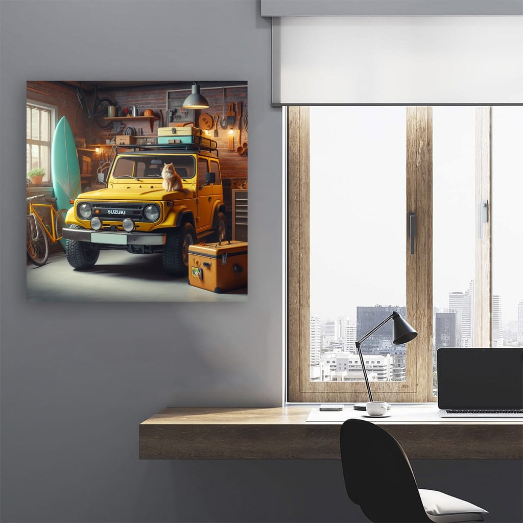 Suzuki Jimny Garage Wall Art