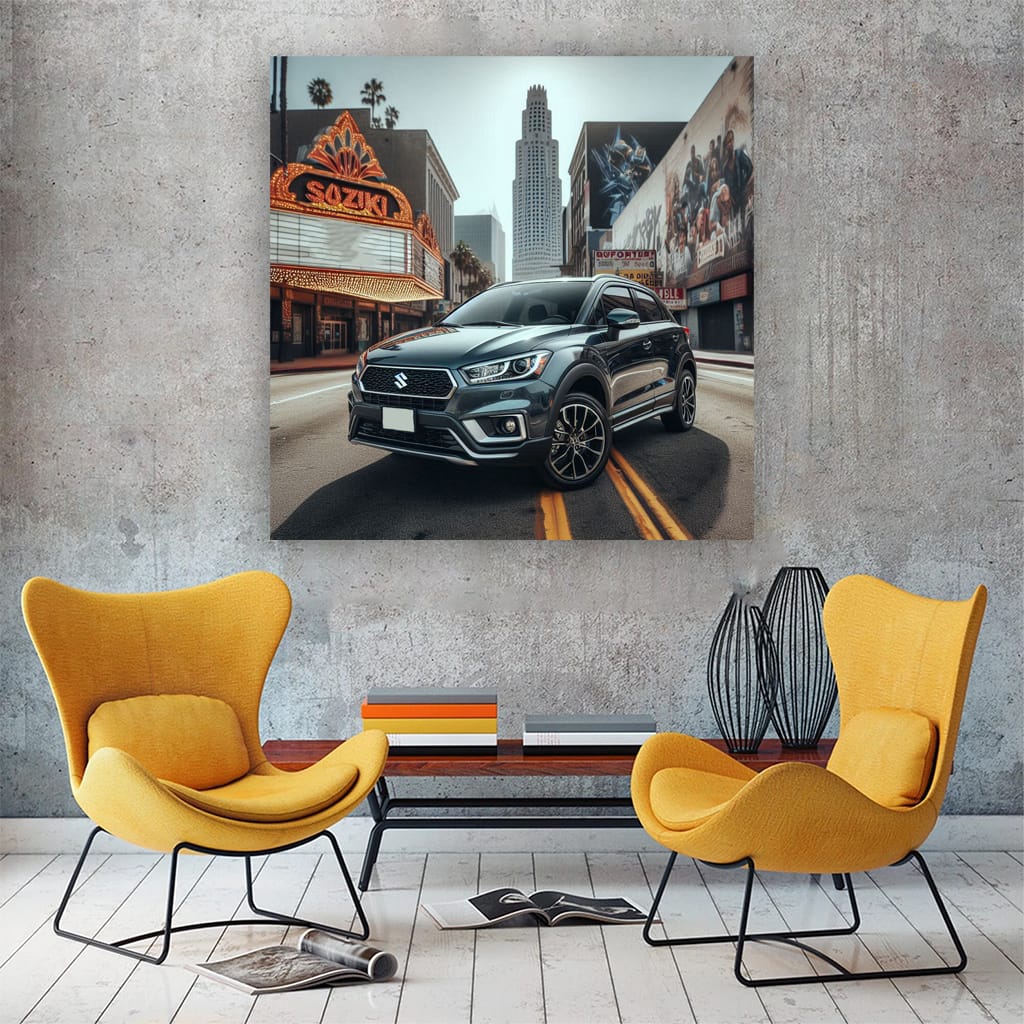 Suzuki Sx4 Scross Los Angeles Wall Art