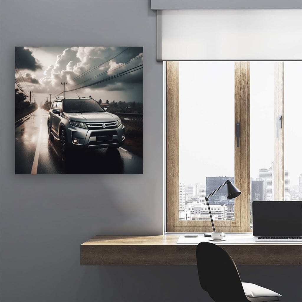 Suzuki Vitara Cloudy Weath Wall Art