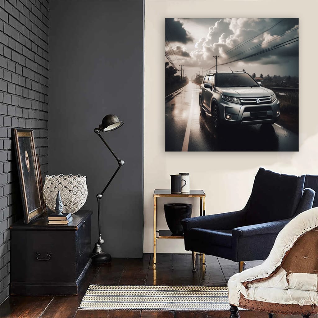 Suzuki Vitara Cloudy Weath Wall Art