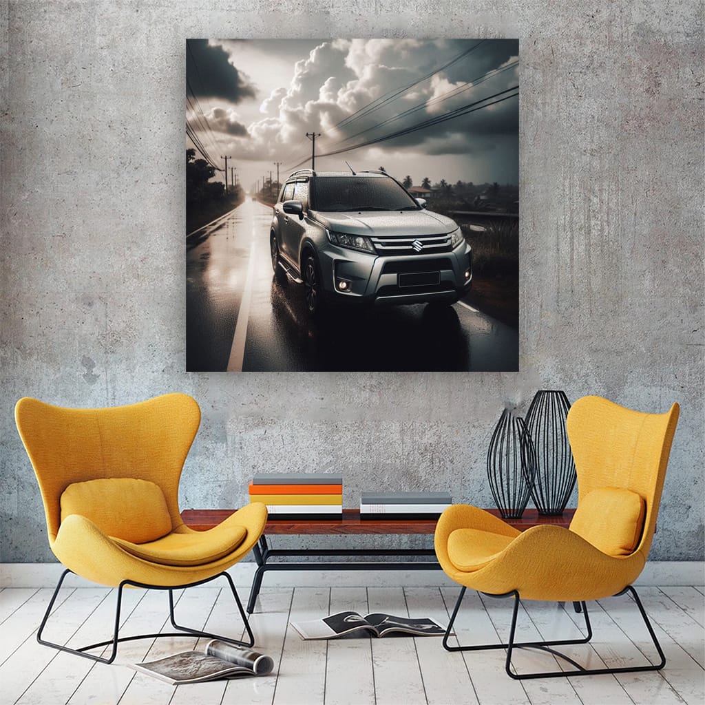 Suzuki Vitara Cloudy Weath Wall Art