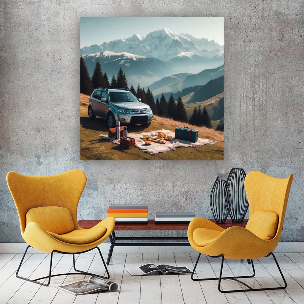 Suzuki Vitara on Mountain - Adventure Ready SUV