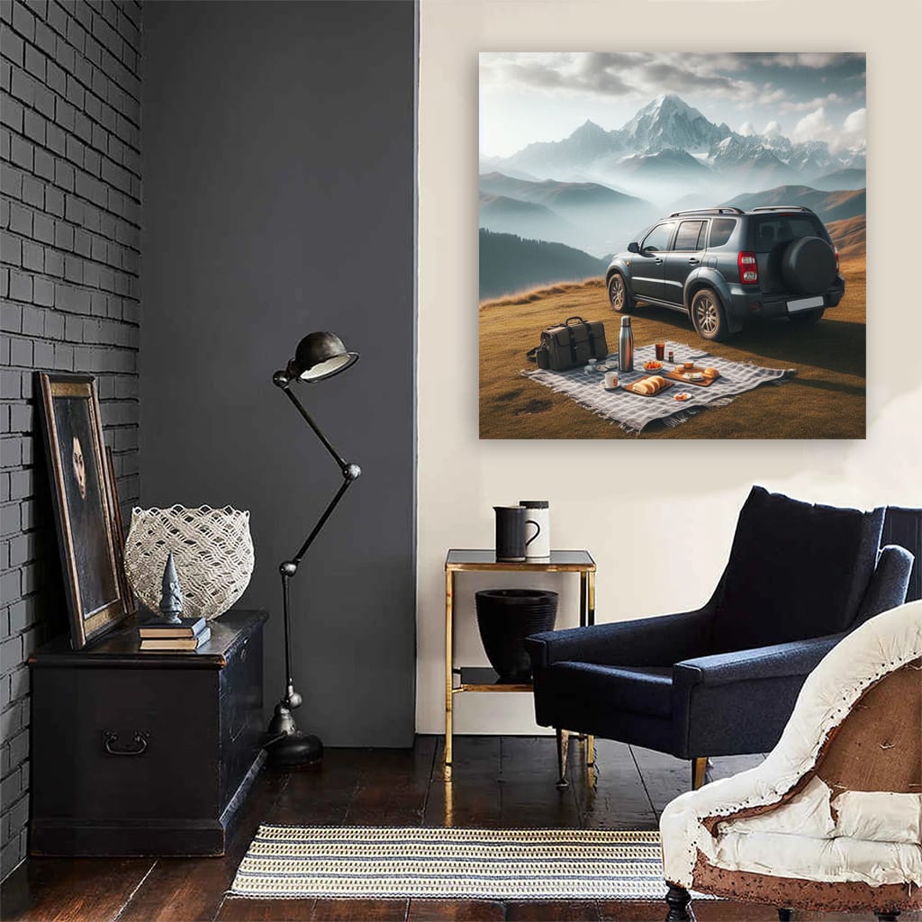 Suzuki Vitara Mountain Wall Art