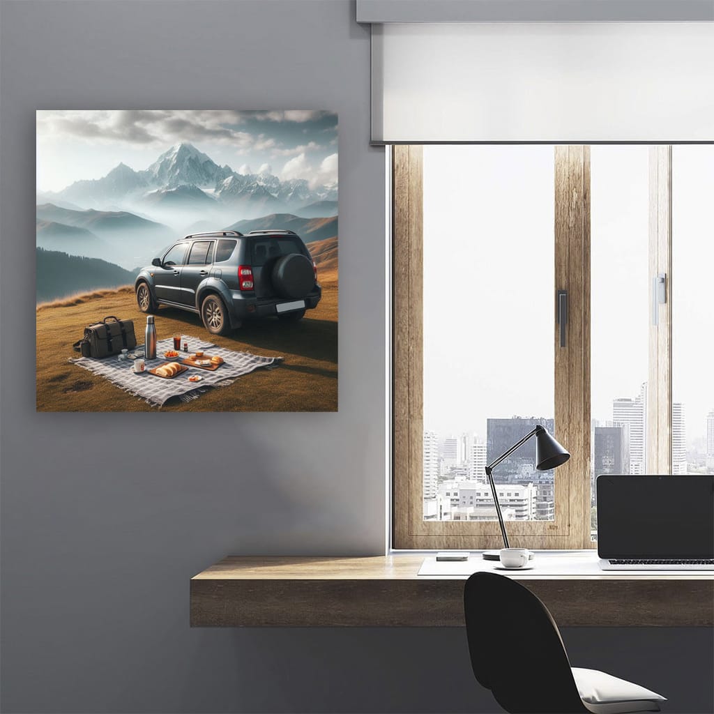 Suzuki Vitara Mountain Wall Art