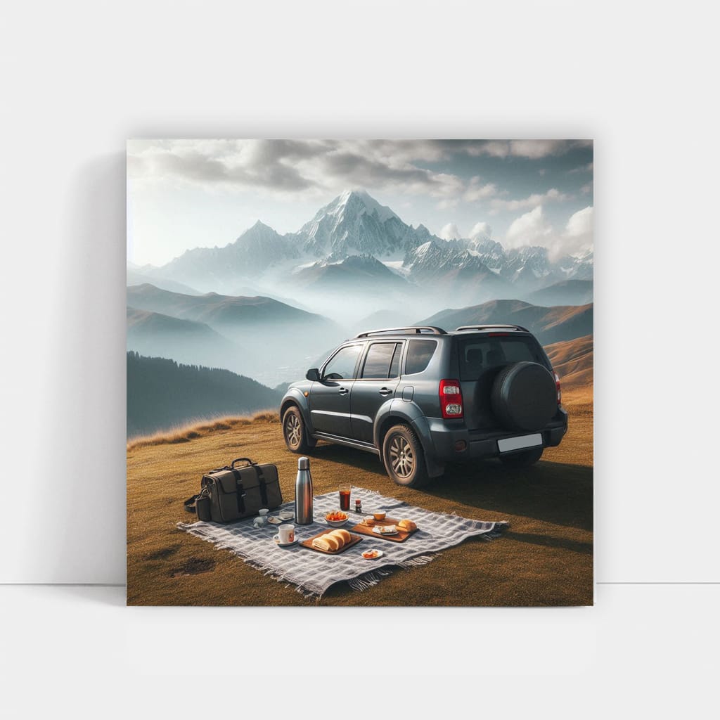 Suzuki Vitara Mountain Wall Art