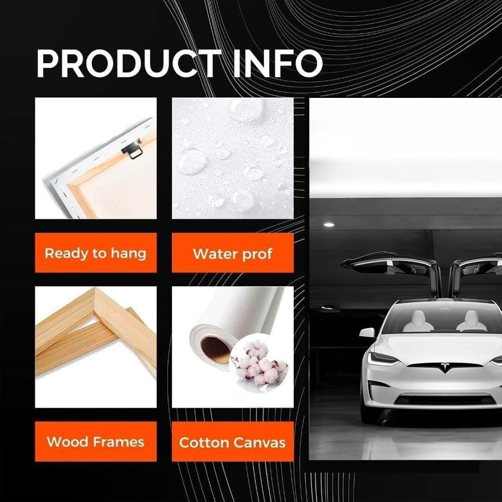 Tesla Model X Parked Elegantly - Future of Electric SUVs - EnjoyStore