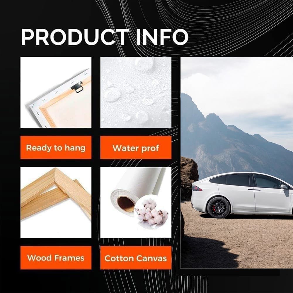 Tesla Model X Reaching Mountain Summit - Electrifying Power - EnjoyStore
