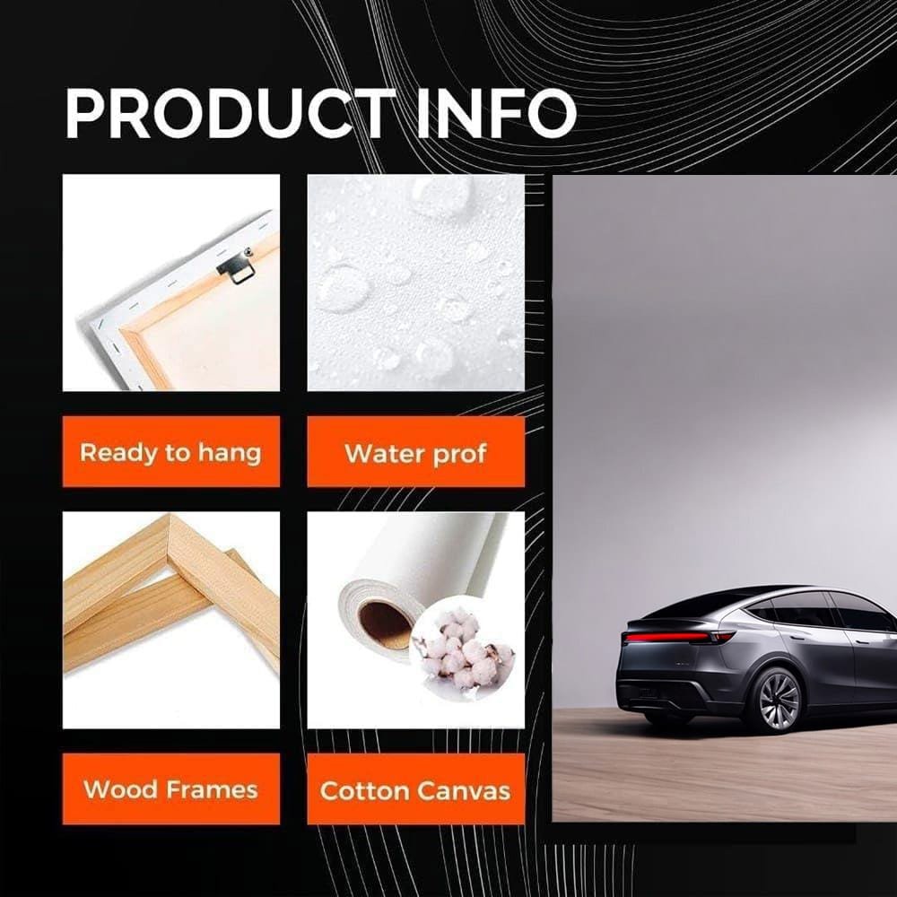 Tesla Model Y by Gray Wall - Innovation Meets Elegance - EnjoyStore