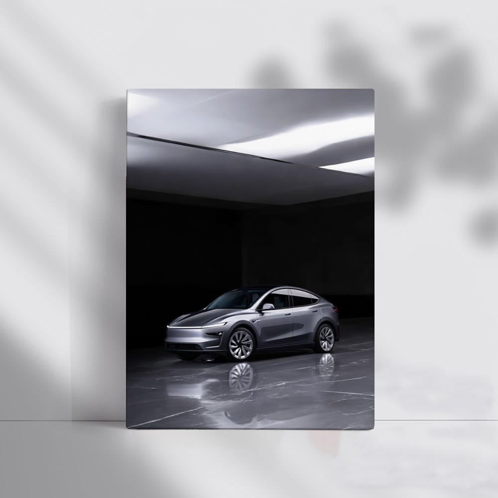 Tesla Model Y Marble Design - Sleek and Sophisticated - EnjoyStore