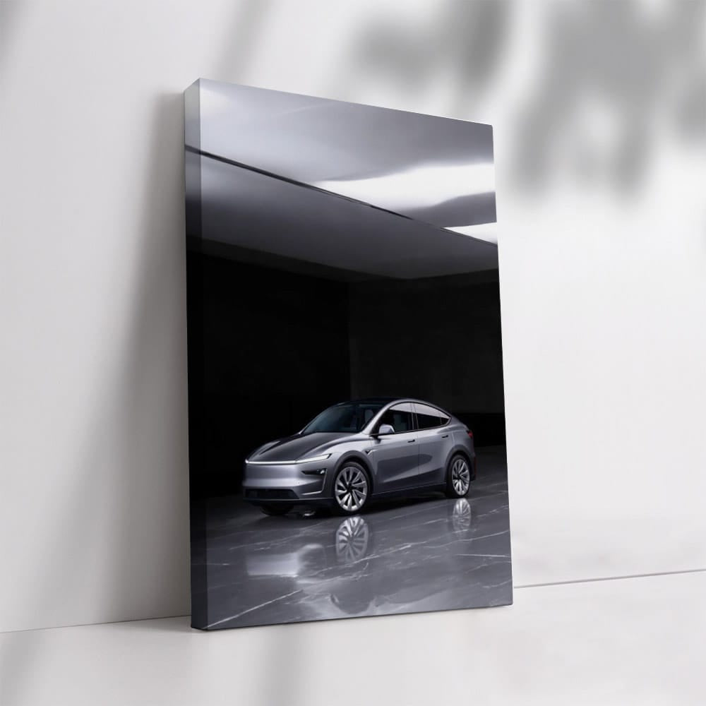 Tesla Model Y Marble Design - Sleek and Sophisticated - EnjoyStore