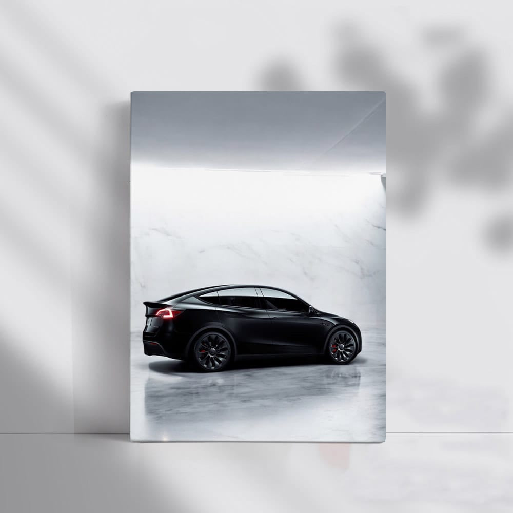 Tesla Model Y on Marble - Sleek and Modern Electric SUV - EnjoyStore