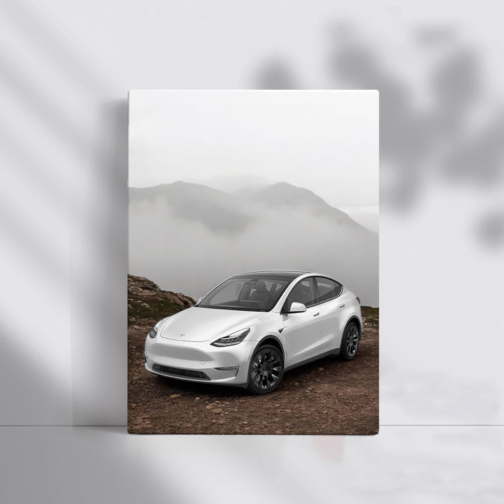 Tesla Model Y over Boulder with Stunning Mountain Vista - Innovative SUV - EnjoyStore