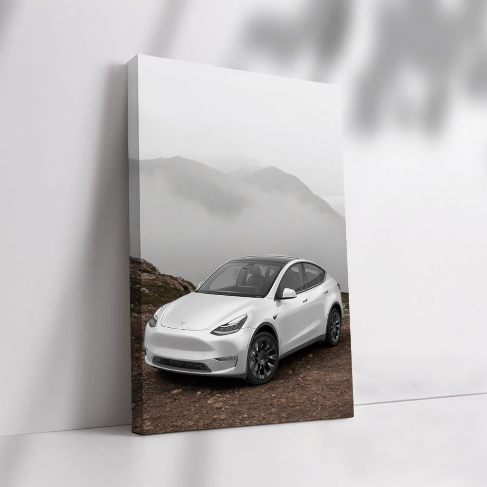 Tesla Model Y over Boulder with Stunning Mountain Vista - Innovative SUV - EnjoyStore