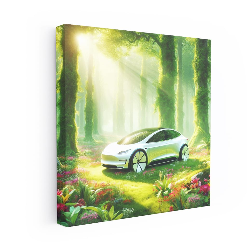 Tesla Art Future Fore Wall Art