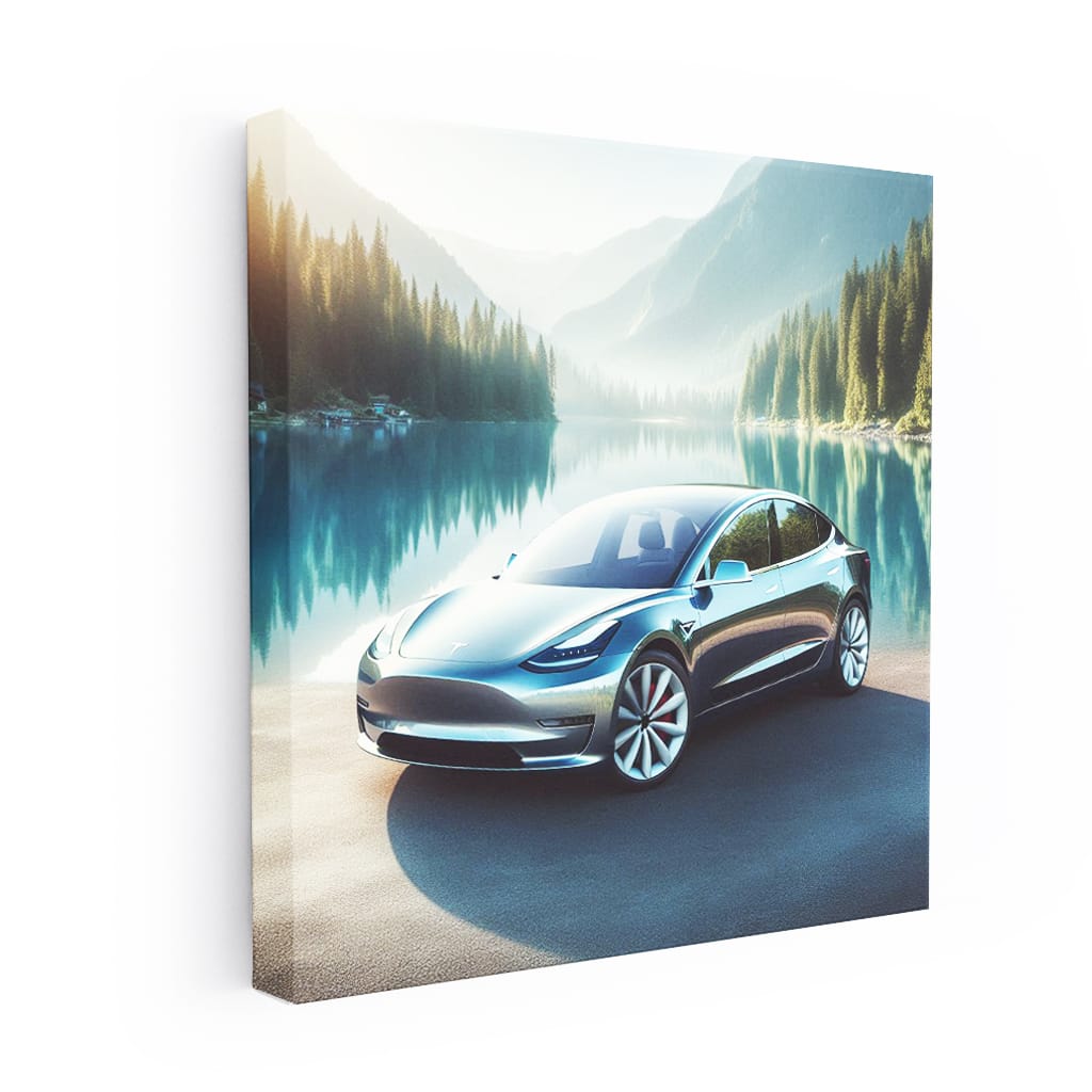 Tesla Model La Wall Art