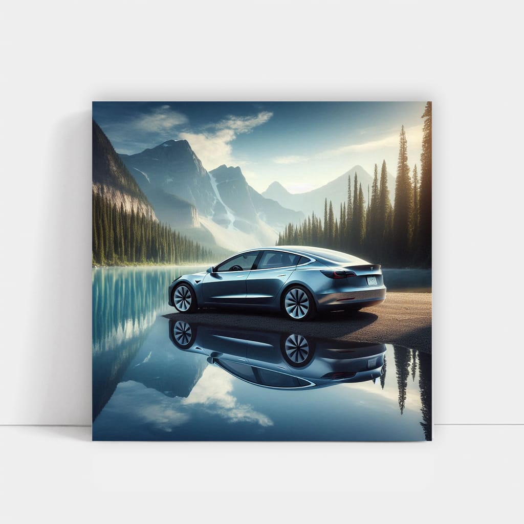 Tesla Model 3 by Tranquil Lake - Sleek and Innovative