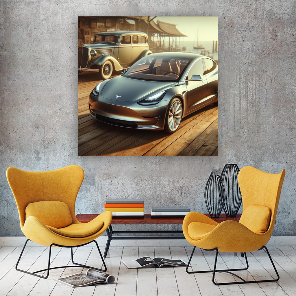 Vintage Tesla Model 3: Timeless Blend of Style and Innovation