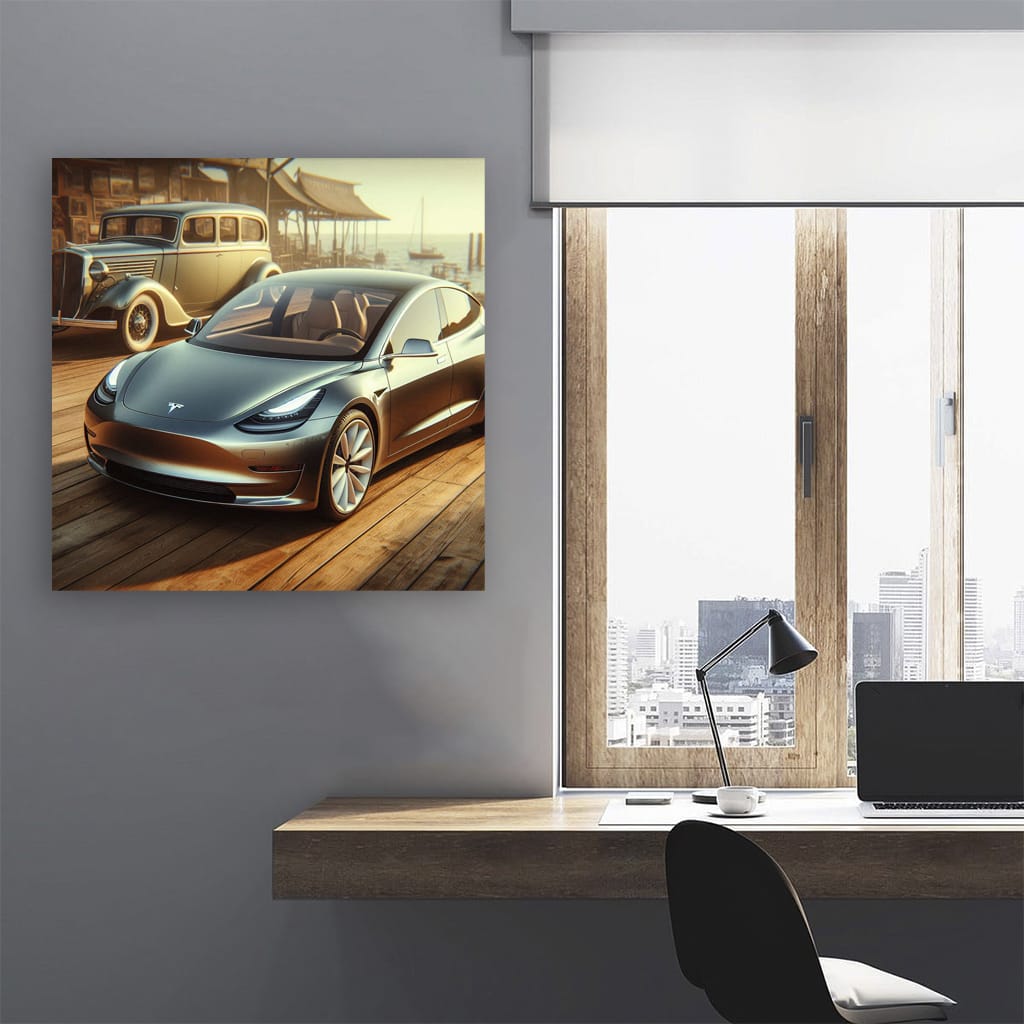 Vintage Tesla Model 3: Timeless Blend of Style and Innovation