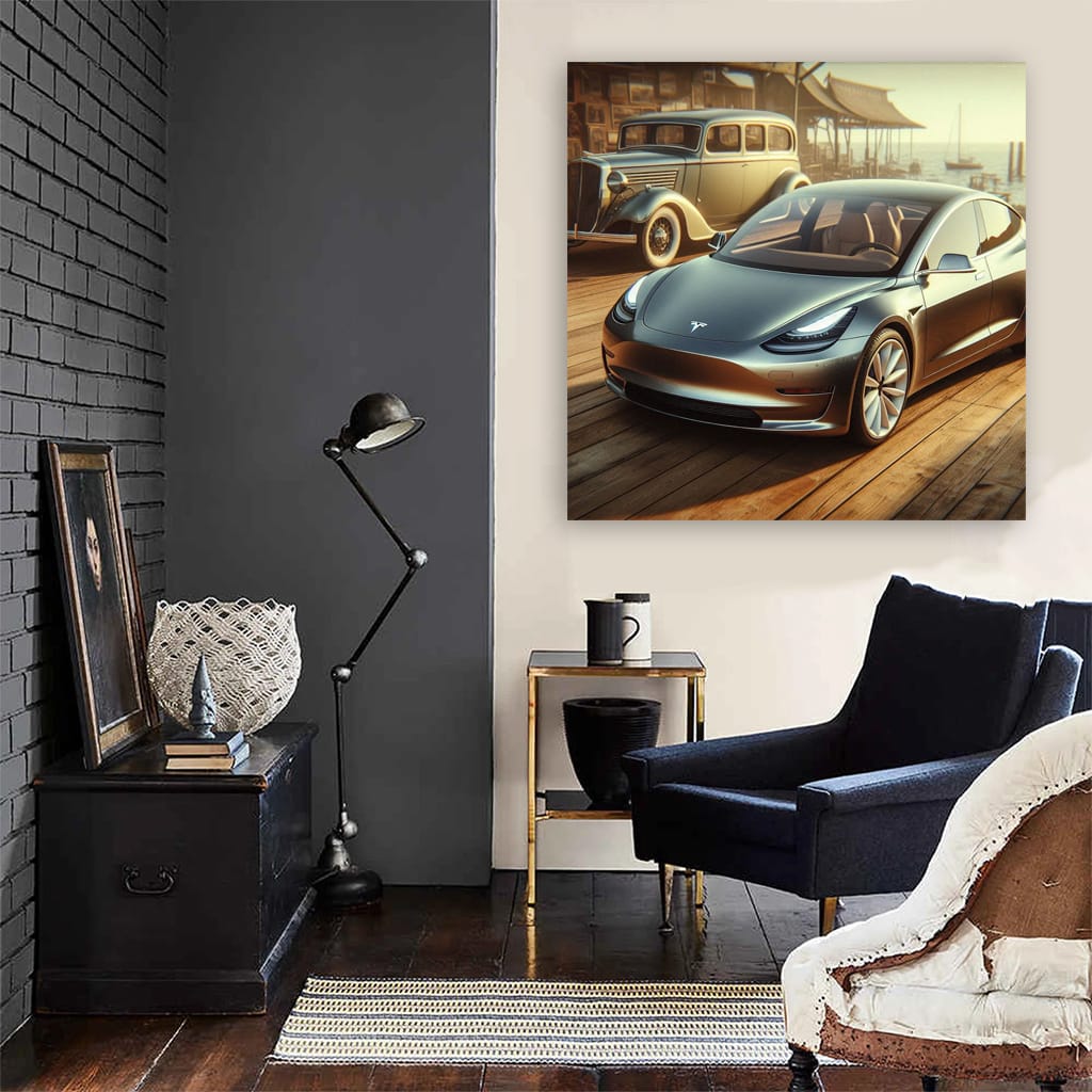 Vintage Tesla Model 3: Timeless Blend of Style and Innovation