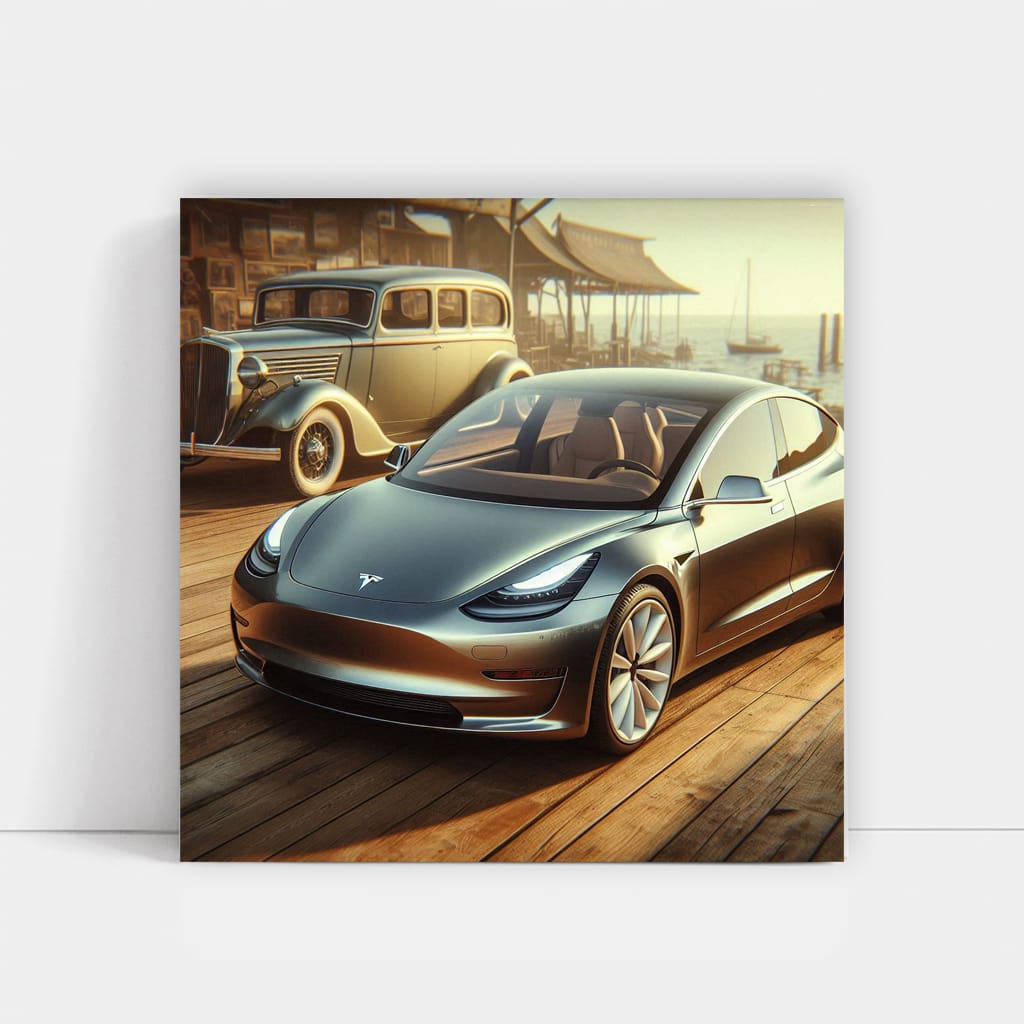 Vintage Tesla Model 3: Timeless Blend of Style and Innovation