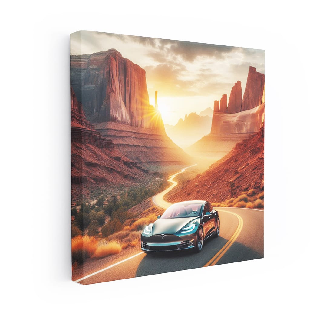 Tesla Model Cany Wall Art