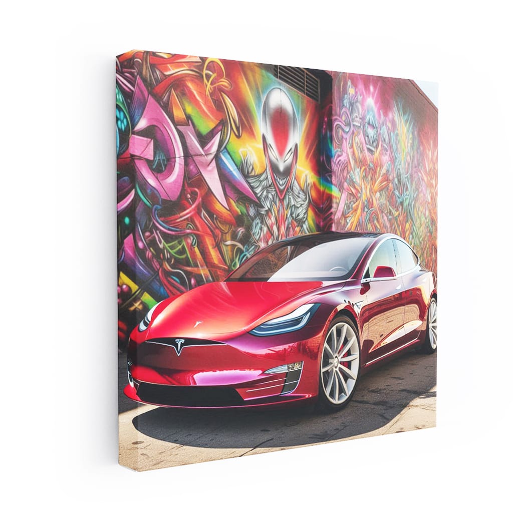 Tesla Model Pai Wall Art