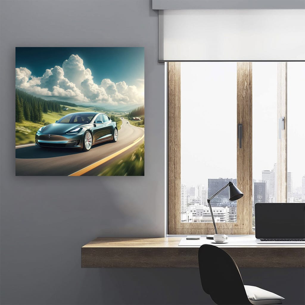 Tesla Model Road - Sleek, Innovative Electric Ride