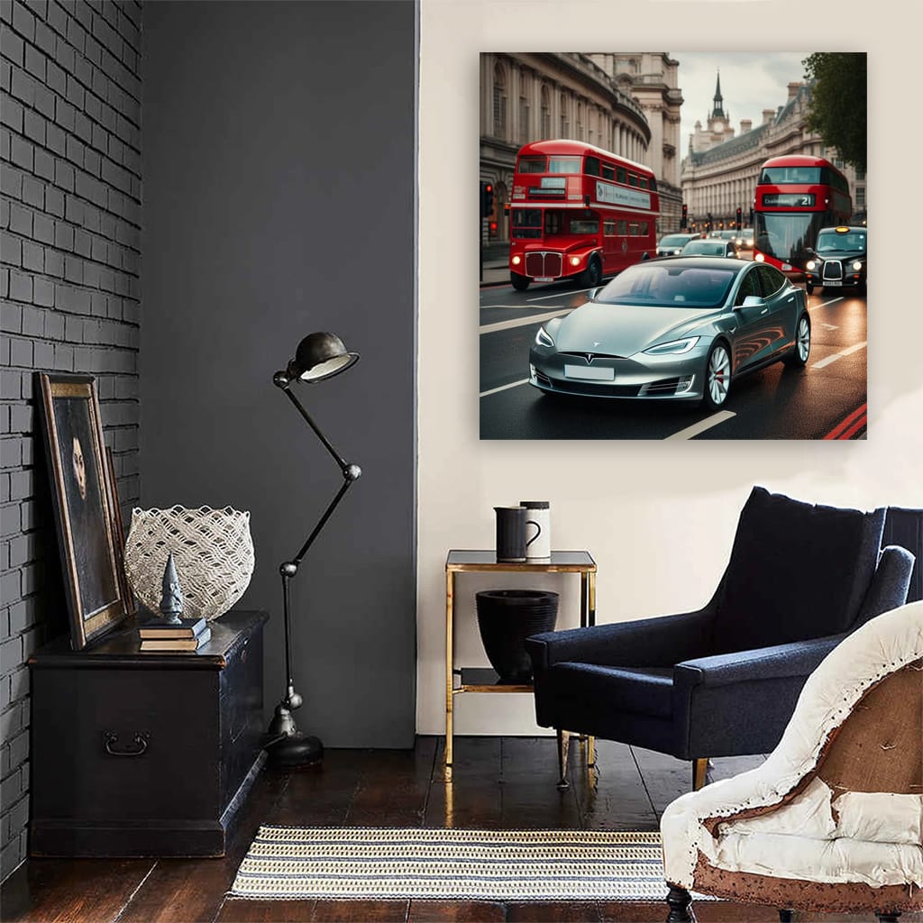 Tesla Model S in London - Elegance Meets Innovation