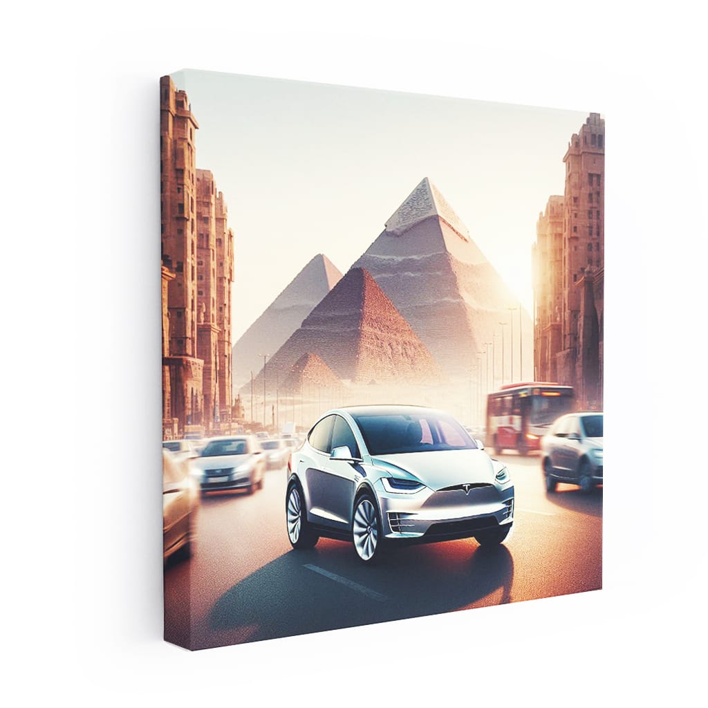 Tesla Model X Egy Wall Art