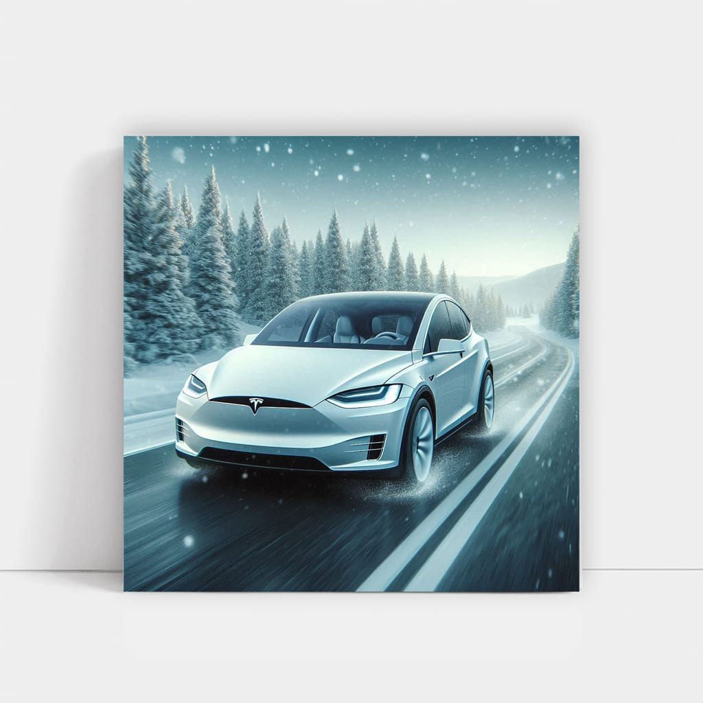 Tesla Model X Winter Adventure - Power Meets Elegance