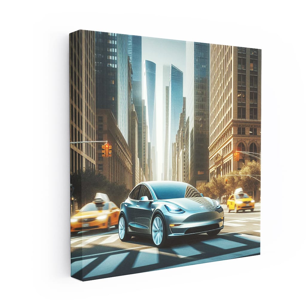 Tesla Model Y New Yo Wall Art