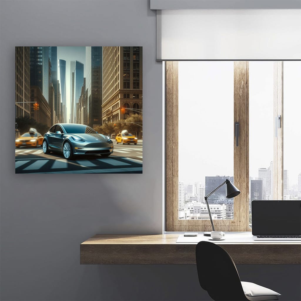 Tesla Model Y in New York - Sleek Urban Innovation