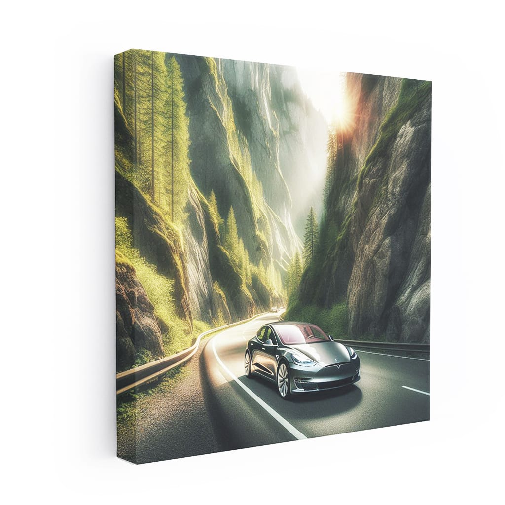 Tesla Mountains Wall Art