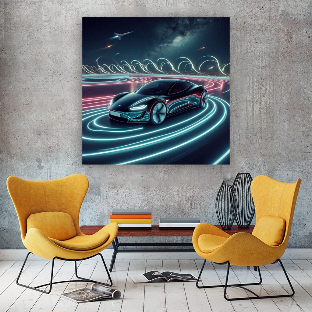 Tesla Roadster Racing at Ring 2 - Speed Revolution