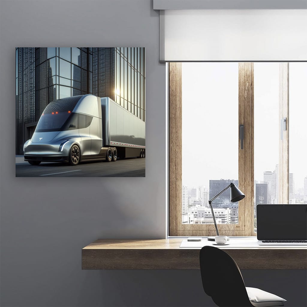 Tesla Semi Construction - Futuristic and Efficient