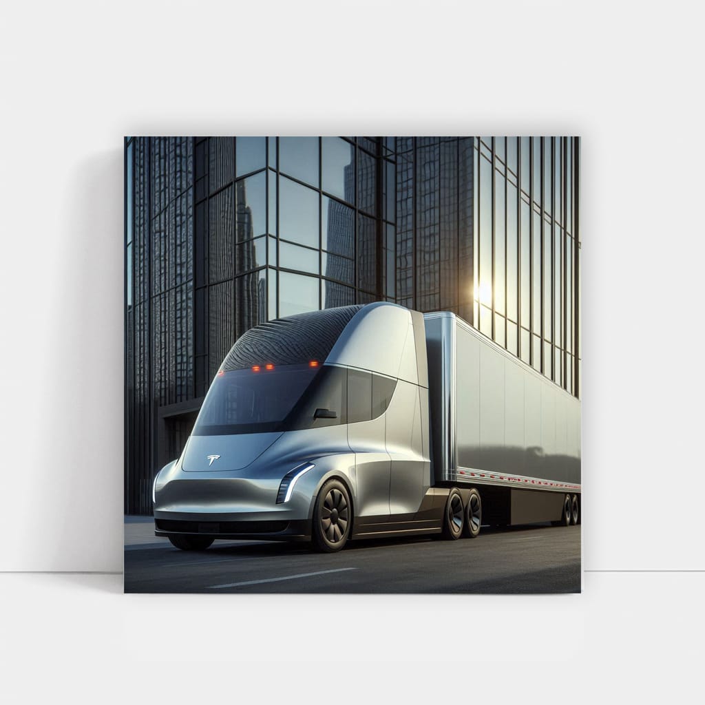 Tesla Semi Construction - Futuristic and Efficient