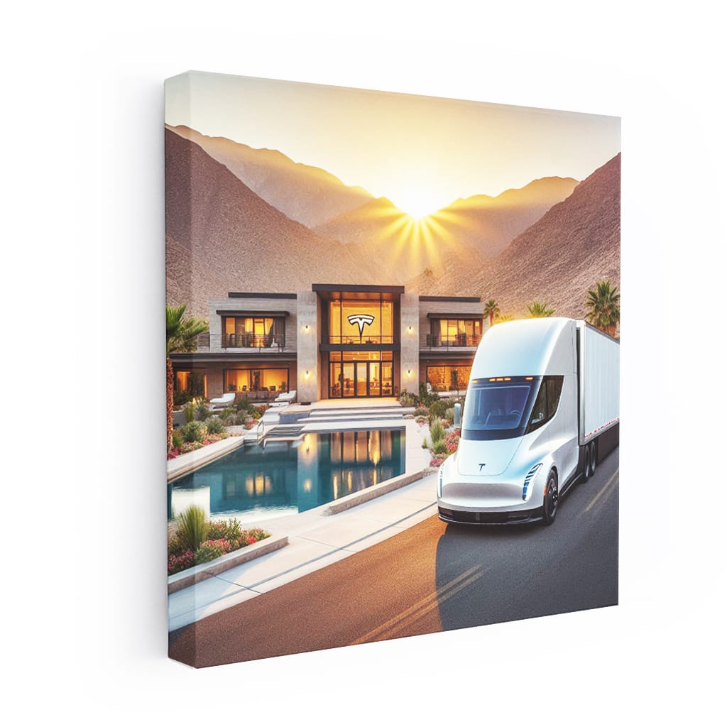 Tesla Semi Luxury Li Wall Art