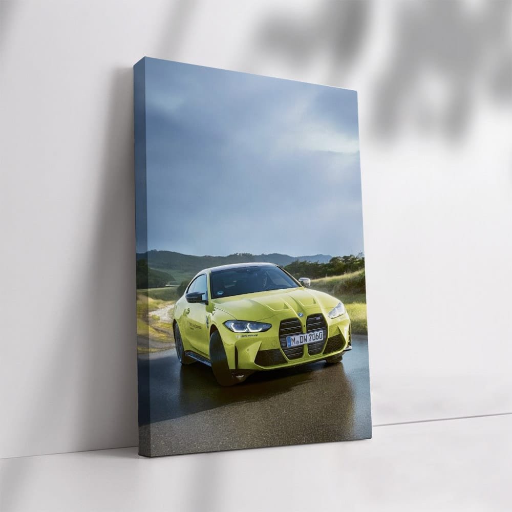 The BMW M4 Competition M xDrive in Yellow - Power Unleashed - EnjoyStore