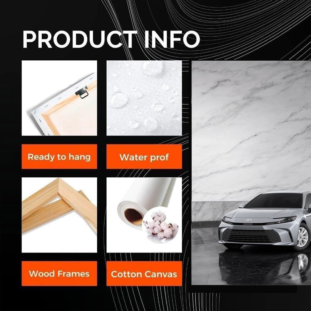Toyota Camry 2025 Marble Wall - Elegance on Wheels - EnjoyStore