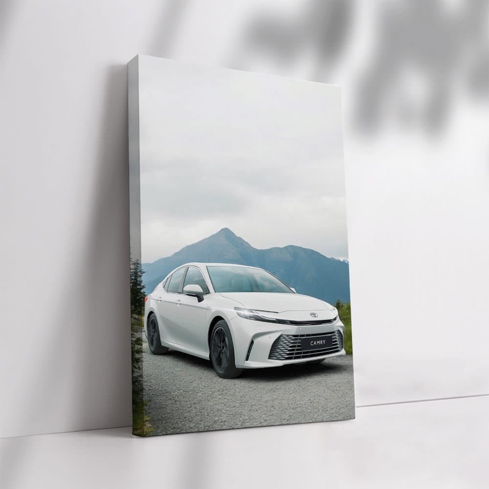 Toyota Camry 2025 on Gravel Path, Majestic Mountain View - Reliable Elegance - EnjoyStore