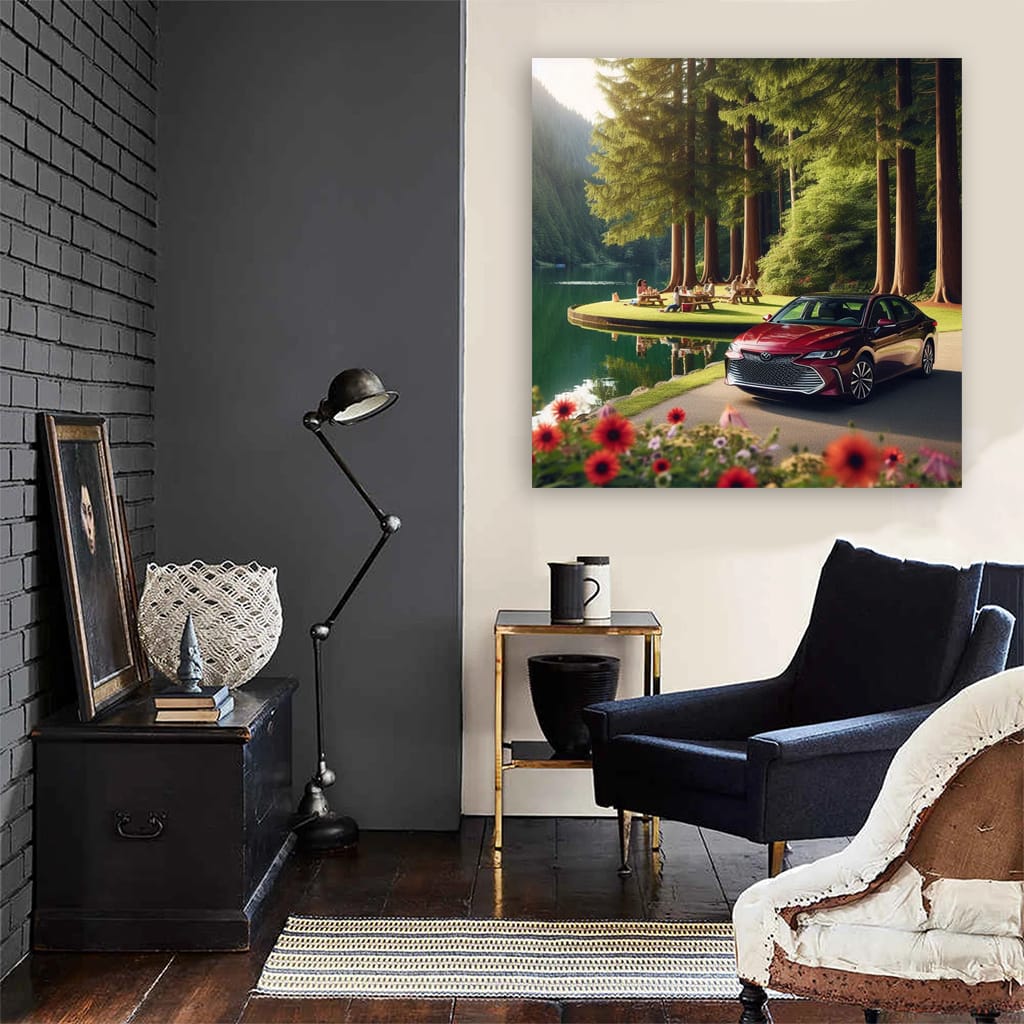 Toyota Avalon Lake Scenic Drive - Elegance in Motion