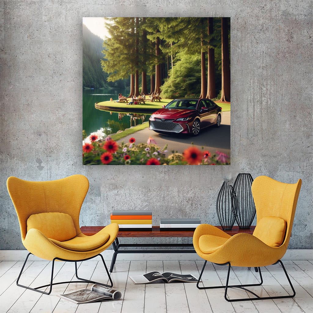 Toyota Avalon Lake Scenic Drive - Elegance in Motion