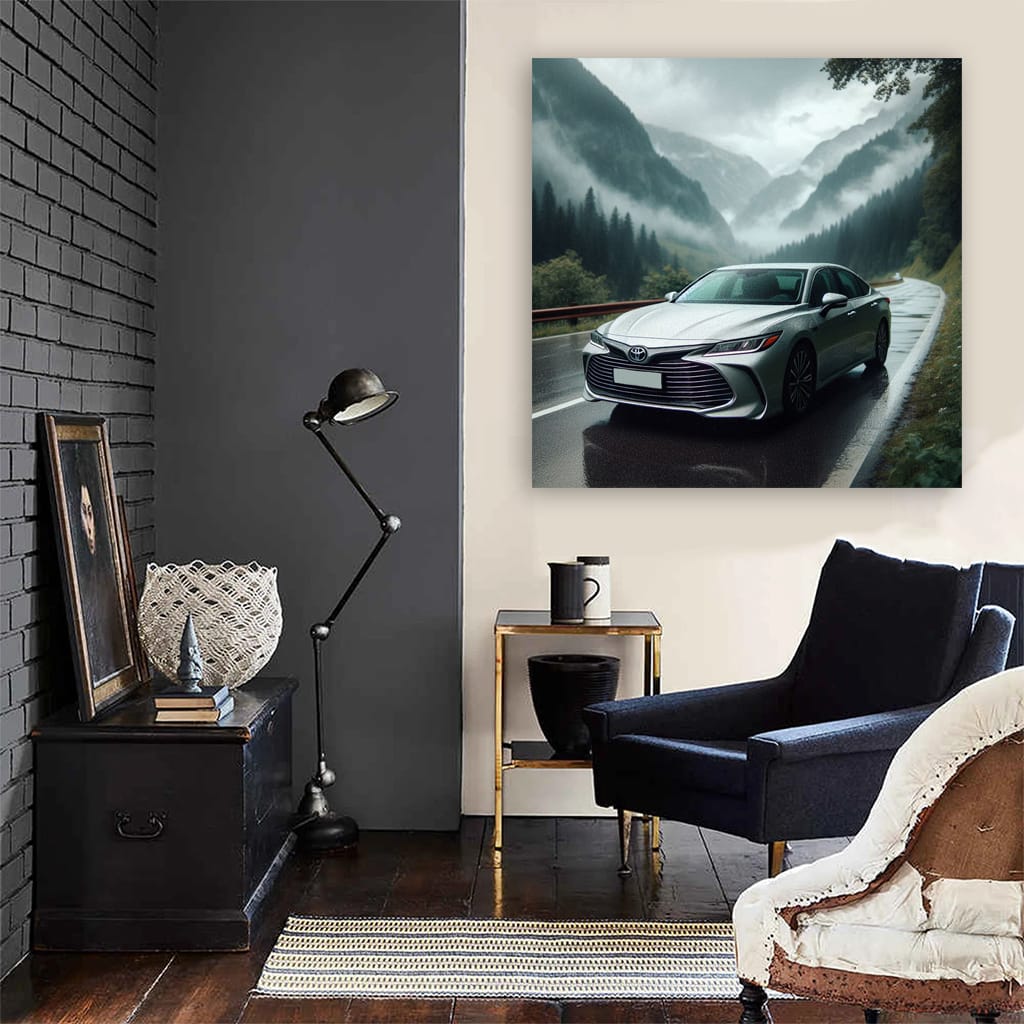 Toyota Avalon Rainy Weath Wall Art