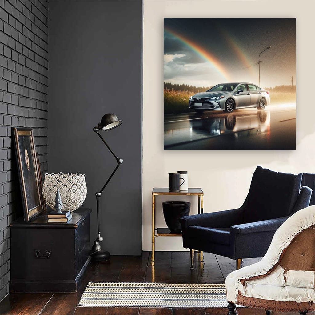 Toyota Avalon Rainy Weather Wall Art