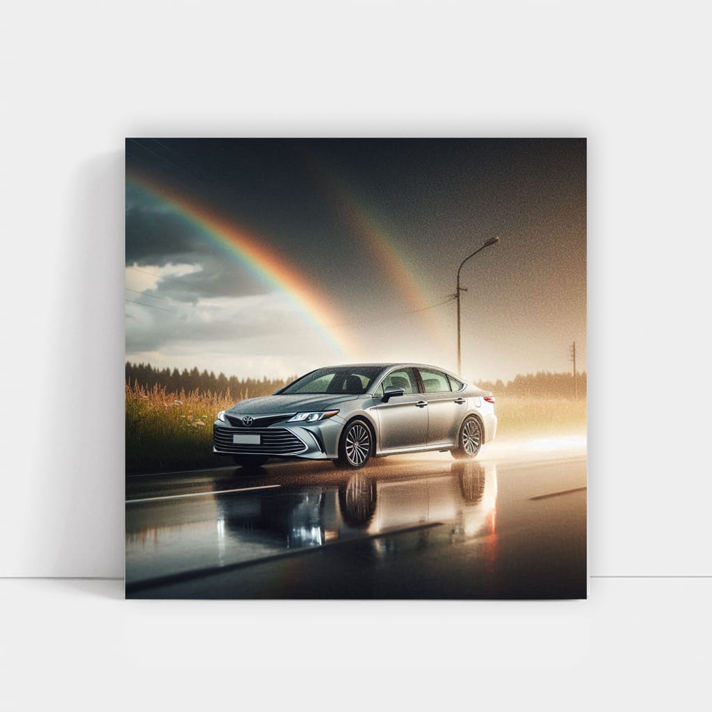 Toyota Avalon Rainy Weather Wall Art