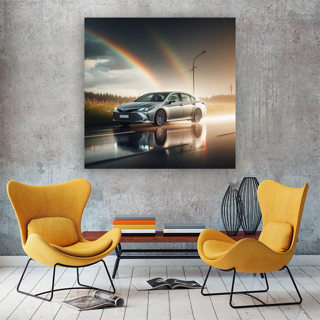 Toyota Avalon Rainy Weather Wall Art